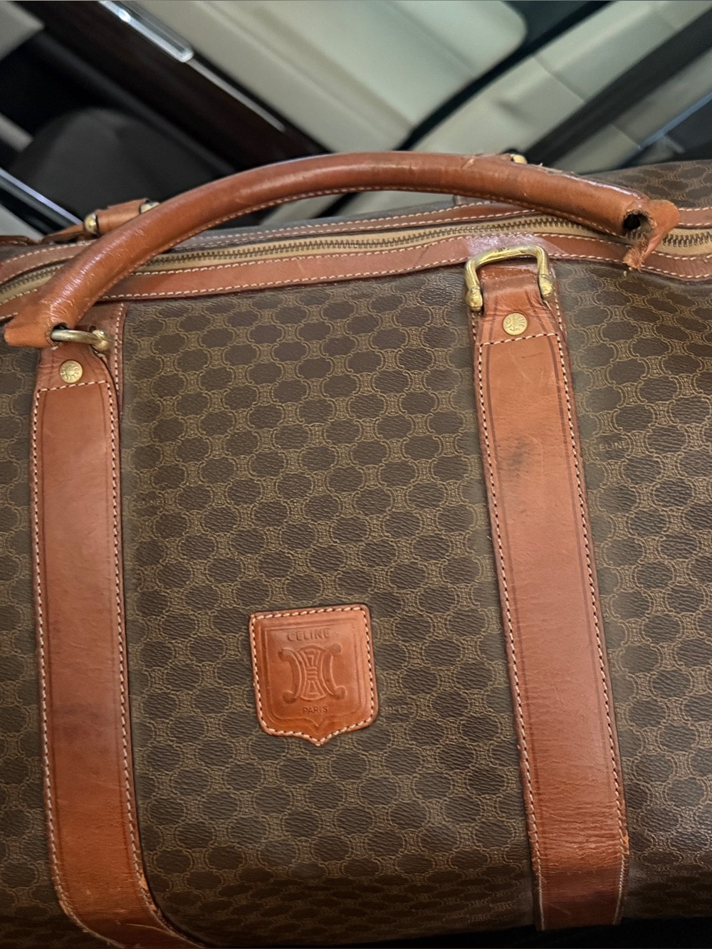 PROJECT CELINE MACADAM TRAVEL BAG - Picture 2 of 8